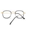 0 -0.5 -1.0 To -6.0 Women Men Blue Light Blocking Oval Myopia Eyeglasses Finished Vintage Metal Minus Glasses With Prescription