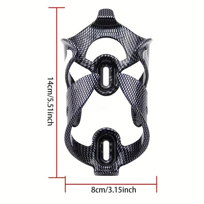 2024 Bicycle Water Bottle Cage Mountain Road Bike Water Bottle Holder Road Bike MTB Accessories Carbon Fiber Pattern