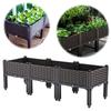Plastic Raised Garden Bed with Legs Raised Planter Box with Drainage Holes Raised Bed Propagation Box for Indoor and Outdoor Use