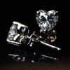 Perfect Heart Earring Pair 11 Ct CERTIFIED Synthetic White Moissanite Free Gift MY.ER-22-NS