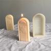 Happiness Door Candle Mold Clay Plaster Resin Decorations DIY Epoxy Resin Aromatherapy Candle Soap Silicone Mould