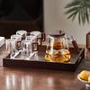 Chinese Glass Kung Fu Tea Set with One-Touch Filter