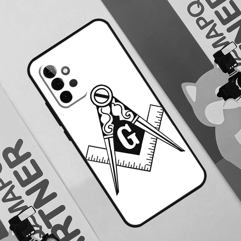 Freemasonry Logo Symbol Case For Samsung Galaxy A52 A32 A12 A56 A36 A16 A13 A23 A33 A53 A54 A34 A14 A15 A35 A55 A17