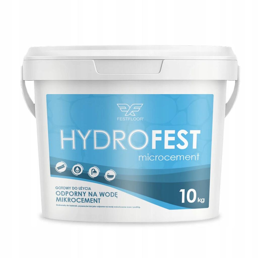 Hydrofest Microcement Bathroom Wall Kit - 10m² Matt Varnish Hydrofest Microcement Bathroom Wall Kit - 10m² Matt Varnish, Color Hf4030Br Burgundy Rose