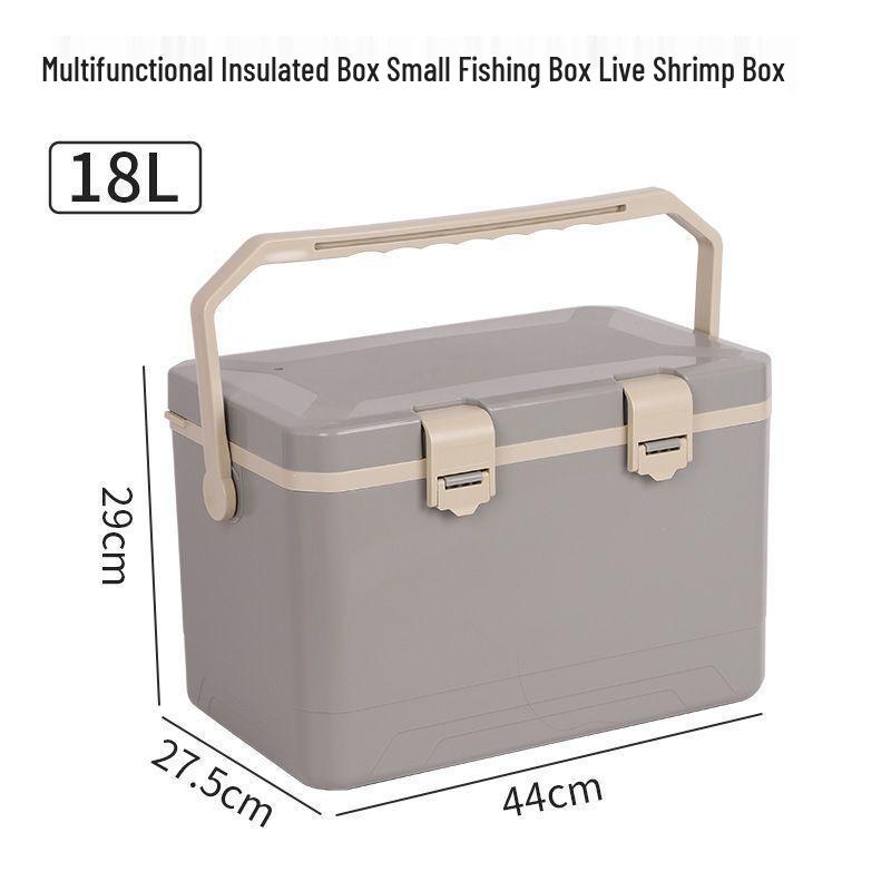 Sea Fishing Insulated Tackle Box with Oxygenator - Lightweight, Refrigerated, and Perfect for Live Shrimp.
