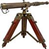 Nautical Brass Telescope with Wooden Stand Home Decor Gift Rustic Home Decor Gift