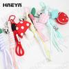 INS Fashion Versatile Cute Cartoon Fruit Lanyard with Couple Pendant