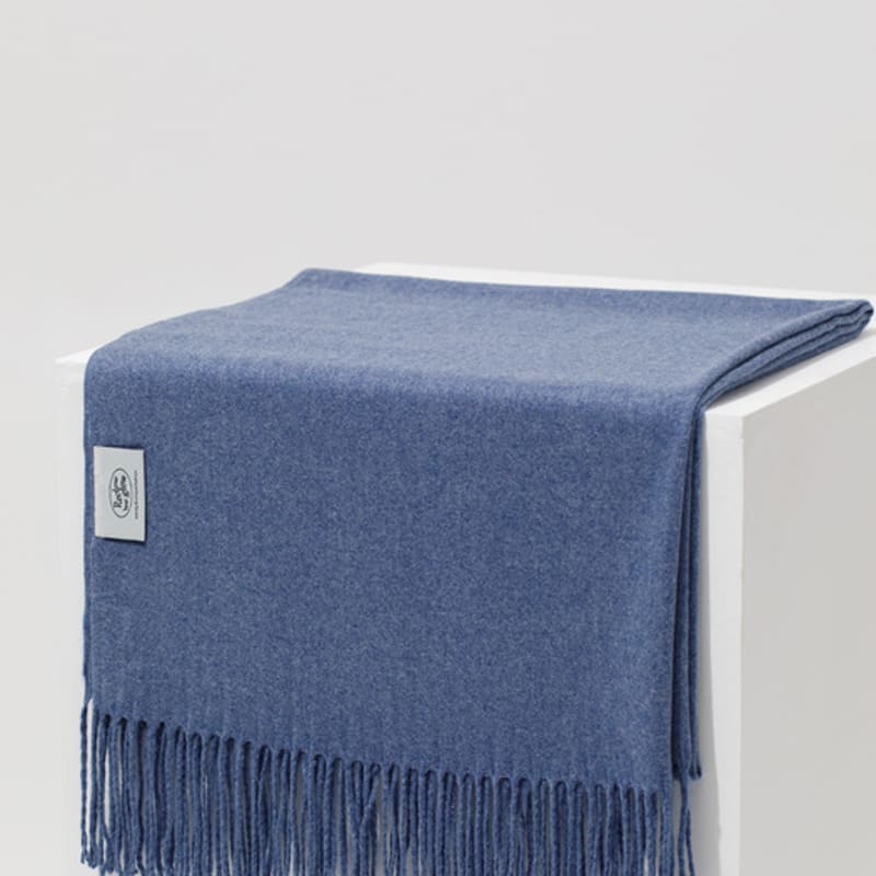 RECLOW MILD Plain Muffler BLUE