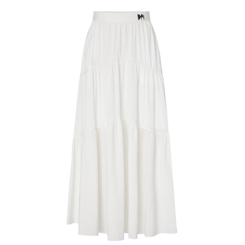 MO&Co. Cooling Elastic High-Waist Tiered Maxi Skirt M 165
