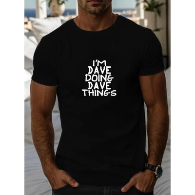 Stilvolles und minimalistisches Herren-T-Shirt mit kurzen Ärmeln, atmungsaktiv und lässig, mit Rundhalsausschnitt, perfekt für Sommer-Vintage-Streetwear