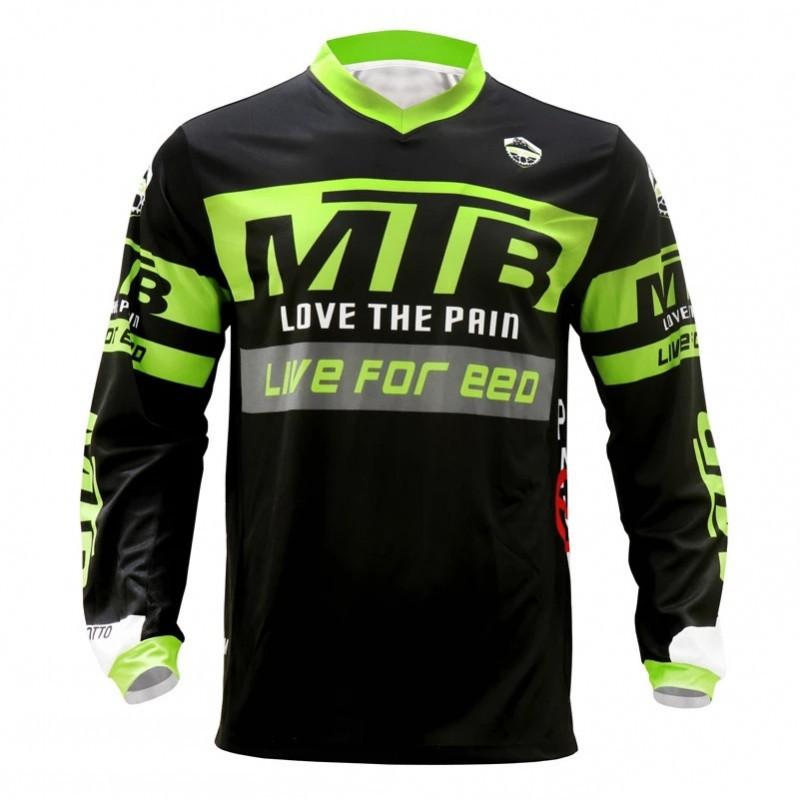 

Downhill Clothes Outdoor Riding Long-sleeved Quick-drying Breathable T-shirt Men s Shirt Mountain Bike Bicycle New Racing M