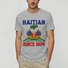 Harajuku T Shirt Beach Haitian flag Hipster TShirts 100 Cotton Tshirt for Unisex Y2K Retro Cheap Short Sleeve Tees