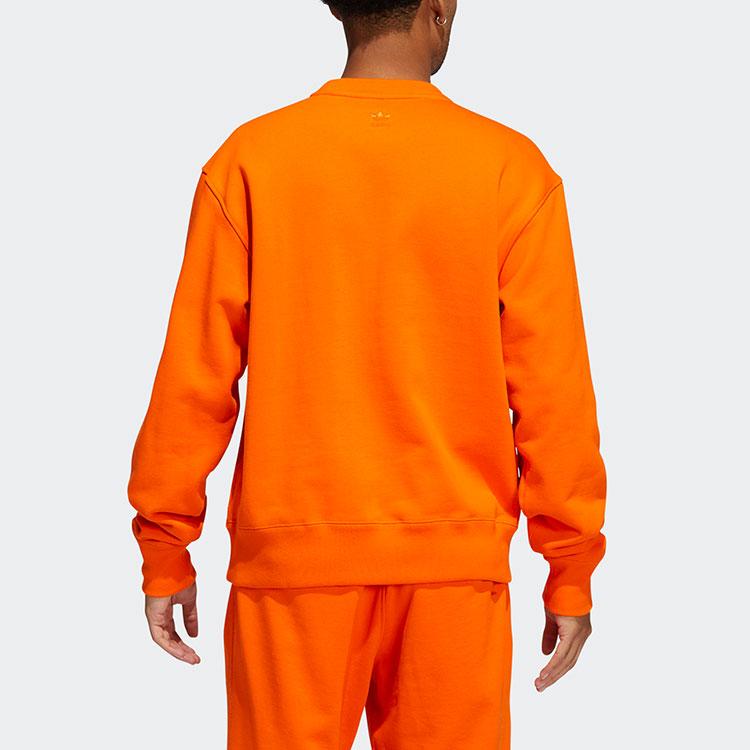 Adidas X Pharrell Williams Collaboration Sports Pullover Hoodie Men Hoodie Orange HF9939