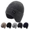 Unisex Ear Protection Beanie with Thermal Lined,Leisure Warmth Knitted Skull Cap for Outdoor Cold Weather,Suitable for Daily Use