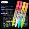 8 Colors/set Neon UV Fluorescent Acrylic Paint Pens, Paint Markers, Glow in The Dark Bright DIY Luminous Marker Pen Art Supplies
