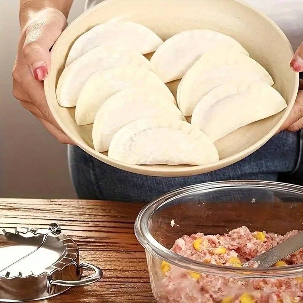 Dumpling Maker - Easy-To-Use Press And Cutting Tool For Perfect Dumplings, Pies, And Pastries - Essential Kitchen Gadget