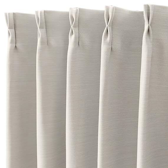 

Nitori Palette 3 Level Size 100 x 135 Set of NITORI 7318519 Light-Blocking Curtains, 3, Flame-Retardant, 50, cm, 2, Gray, серый