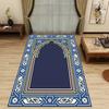Authentic Ethnic Muslim Prayer Rug Living Room Decor Anti-slip Carpets Bedroom  Soft Rug Entrance Doormat Cultural Muslim Carpet