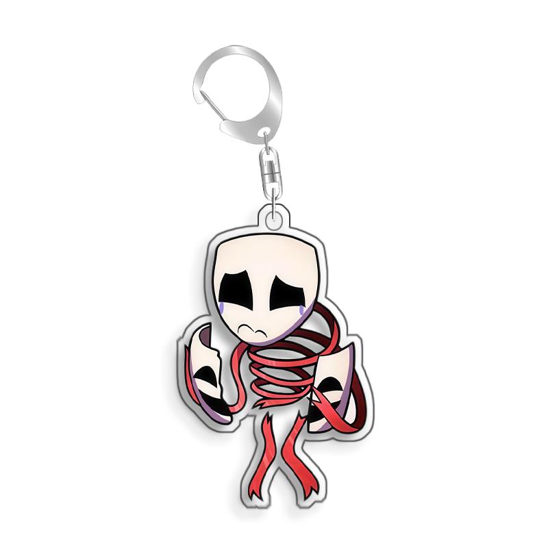 For The Amazing Digital Circus Pomni Kinger Ragatha Gangle Acrylic Selfmade Cute Cartoon Anime Keychain Pendant Toy Gift 5cm