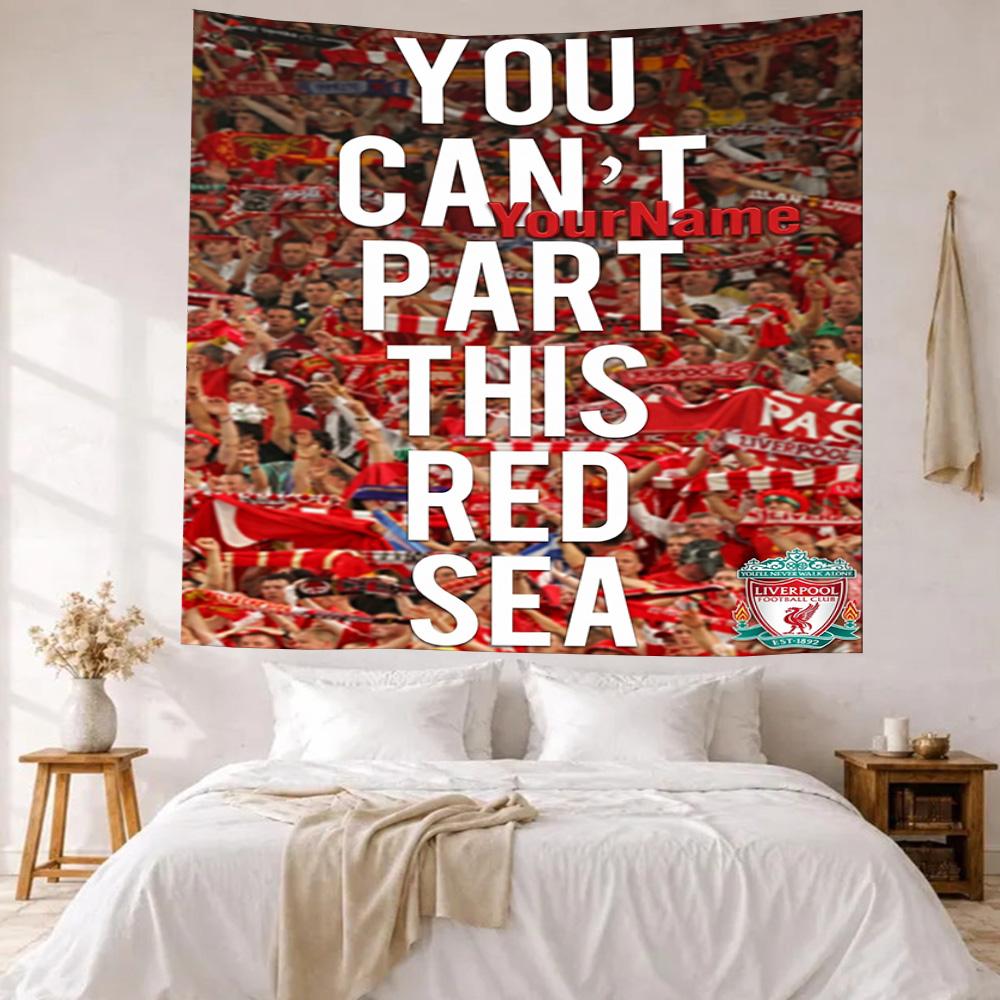 Liverpool Custom Your Name Wall Decor Tapestry Art For Pet Memorial Birthdaywedding Party Backdrop Family Gift