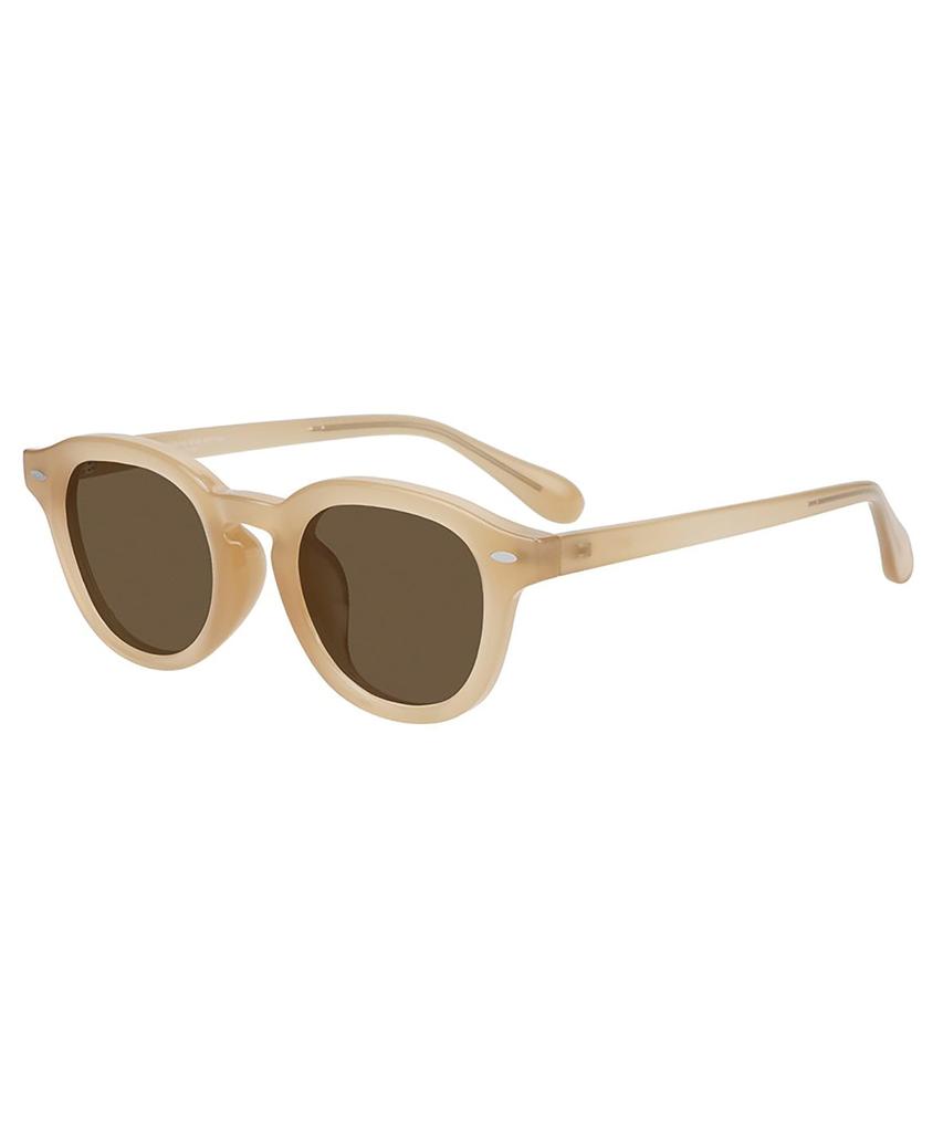 [Zoff] [WEB Exclusive] SUNCUT Glasses  UV 100% CUT Wellington-style Sunglasses (Brown (Beige) - ZL261G0941C1)