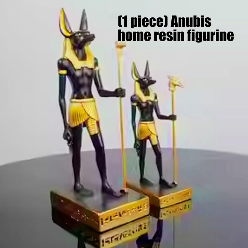 פסל אנביס מצרי דמויות אספנות פסל דמות מיסטית מצרית פסלי קישוט לקישוט הבית