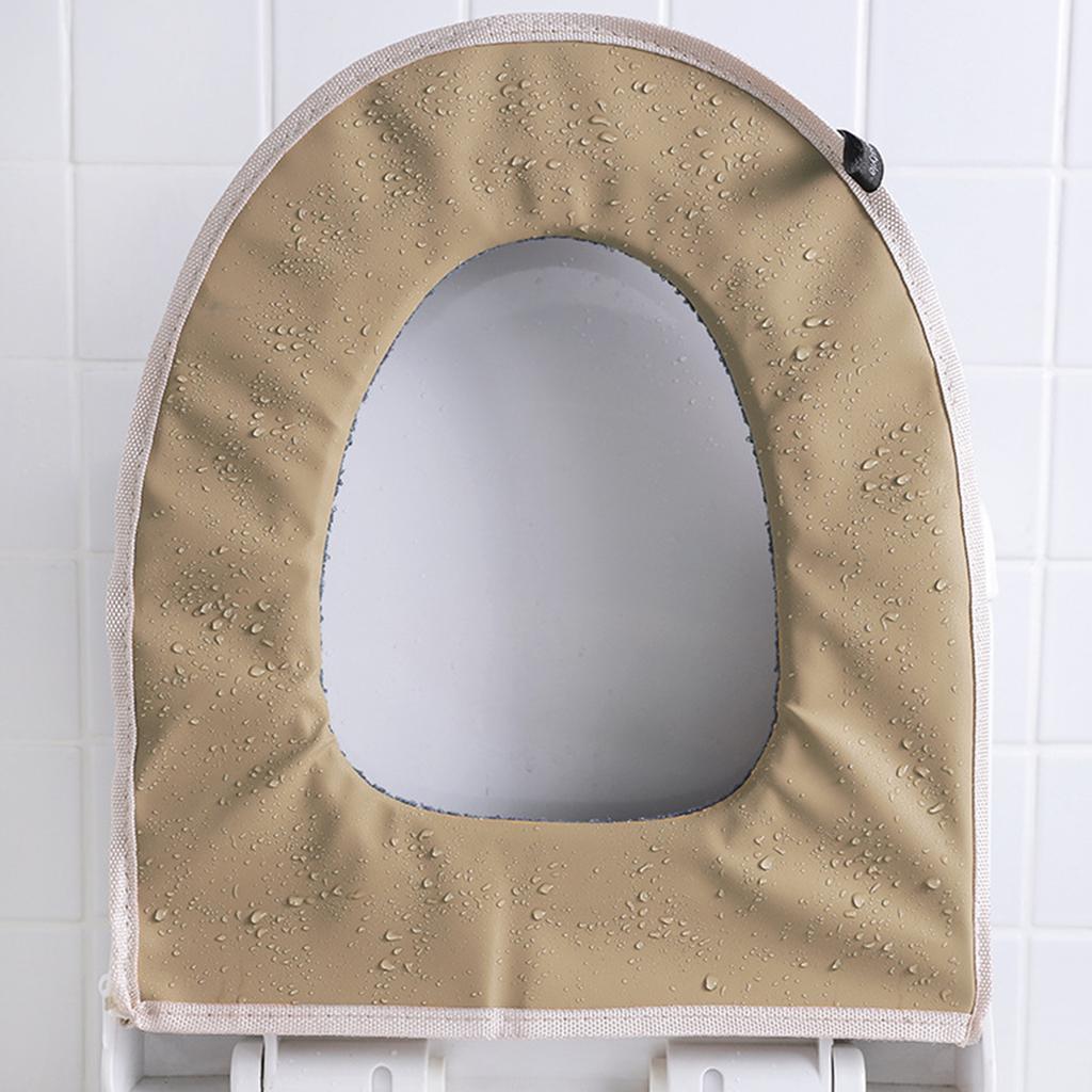 Toilettensitzkissen, süßer Teddy-Samt-Toilettensitz, Reißverschluss, Toilettensitzbezug, Toilettensitzbezug, Unterlegscheibe, Toilettenschutz, Toilettenschüssel