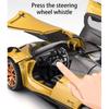 1/22 Scale Huayra Dinastia Supercar Diecast Car Model Toy,Pull Back Vehicle with Sound and Light for Kids Toddler Boys Girls Gift Collection