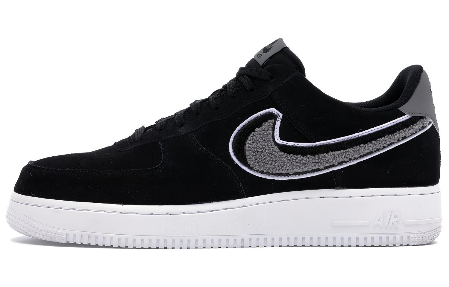 

Nike Air Force 1 Low 3D Chenille Swoosh Black Cool Grey 823511-014 40