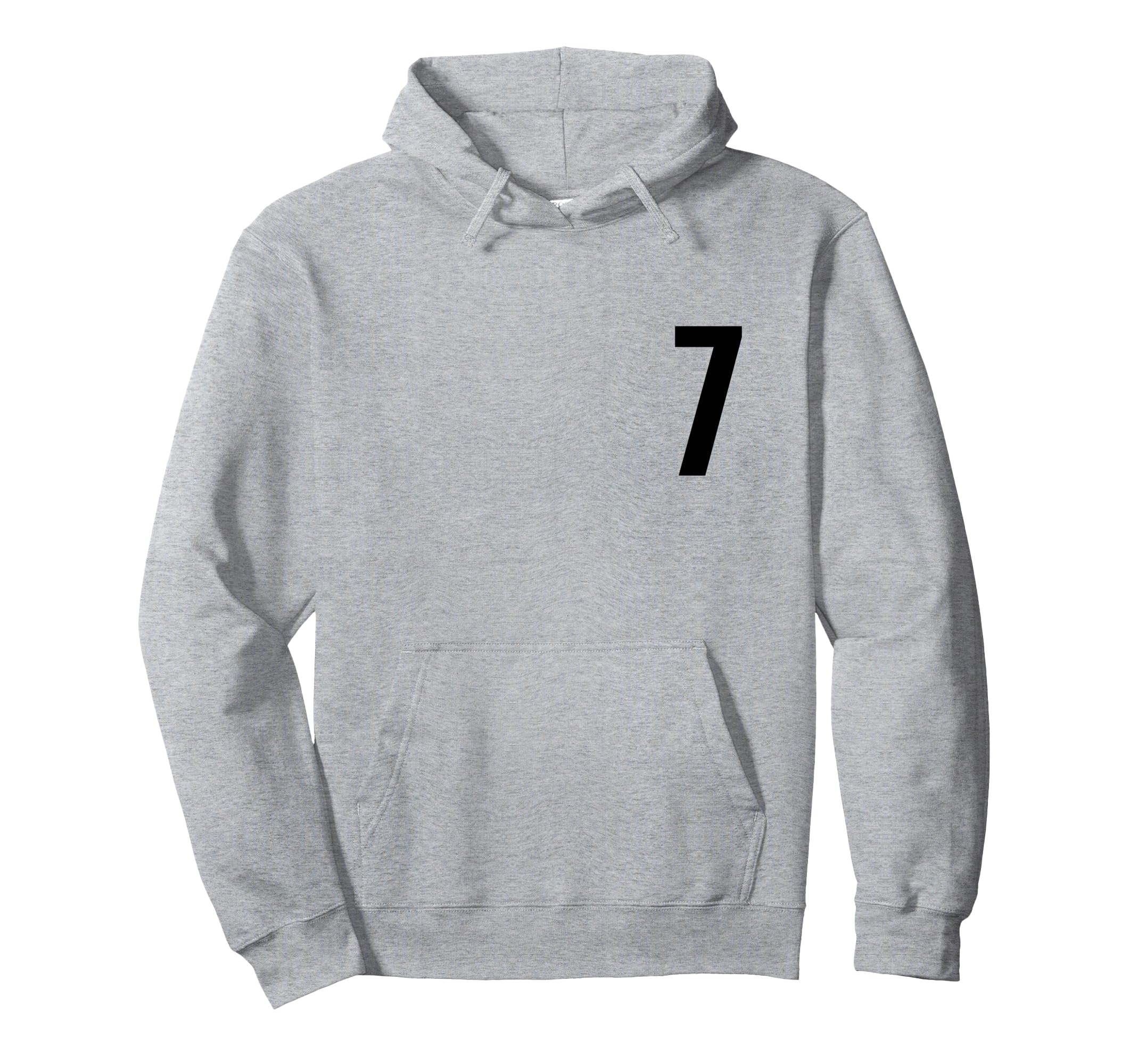 

Number Seven #7 Sports Team Uniform Birthday 7 Hoodie