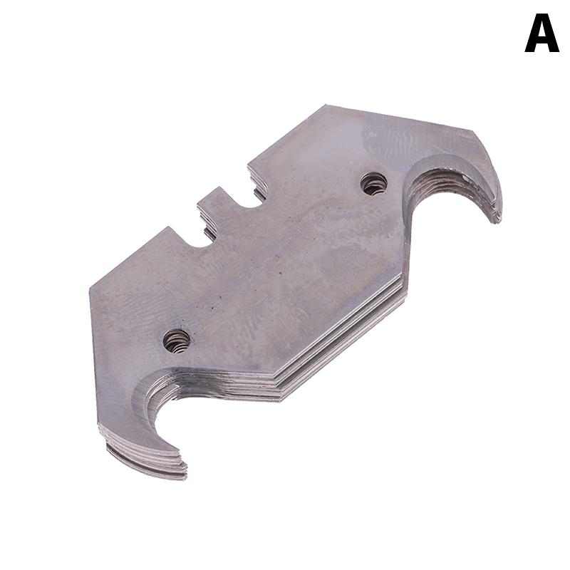 

10 шт. Лезо рогу Інструмент гачок рогу Різак для килима шпалер ПВХ пластиковий гачок для підлоги