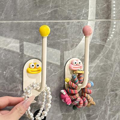 Reusable Suction Cup Hooks Punch Free Traceless Shower Hooks Wall Hook Storage Hanger Kitchen
