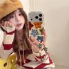 Women's Colorful Plaid Stars Phone Case for iPhone 14/15/16 Pro Max/17