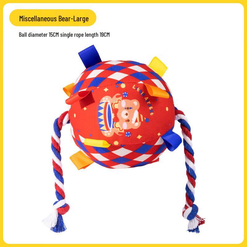 

Durable Interactive Dog Rope Knot Toy Ball