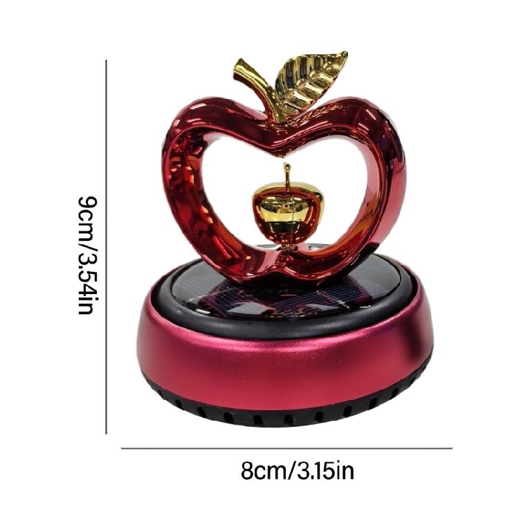 Decoraciones Solares para Salpicadero de Coche Diseños de Corazón Ambientador Solar para Coche con Aroma a Flor de Larga Duración para Vehículos