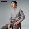 Lilanz Men's Winter Anti-Bacterial Merino Wool Blend Lined Business Shirt