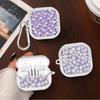Cartoon Daisy Clear Earphone Cases Cover With Hook Case For Samsung Galaxy Buds 4 Pro 2 3 FE 2Pro Live 4Pro 3Pro
