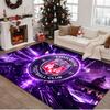 1PC Rug Toul-ouse Crest Design Carpet, Chair Rug,Area Rug for Office Bedroom Living Rooms Bedroom, Doormat Decor Christmas Fan Gifts