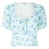Jack Wills Womens/Ladies Keyhole Regular Short-Sleeved Blouse