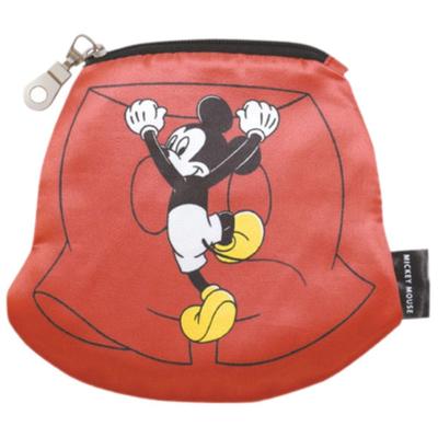Marimo Craft Disney CATCH ME Series Die-Cut Pouch, Red, Mickey Mouse, Approx. W140 X H130 X D10mm, MIC-009