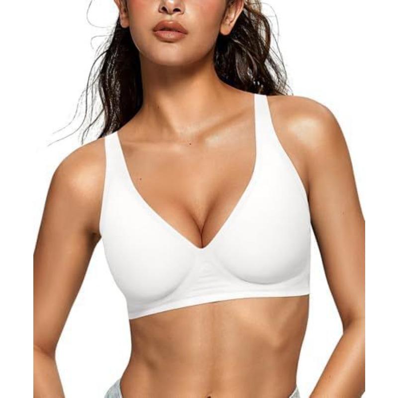 Deep No Steel Rings Comfortable Support No Steel Rings Breathable Gathering Bra Large Size Underwear