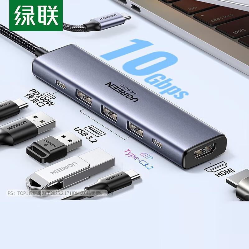 UGREEN USB-C 5-in-1 Hub with 4K HDMI and 100W PD