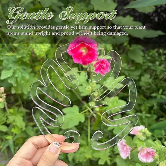 Plant Support Monstera Leaf Grapple Stem Holder for Plants Vertical Growth Stem Support for Indoor Outdoor Flowers Herbs