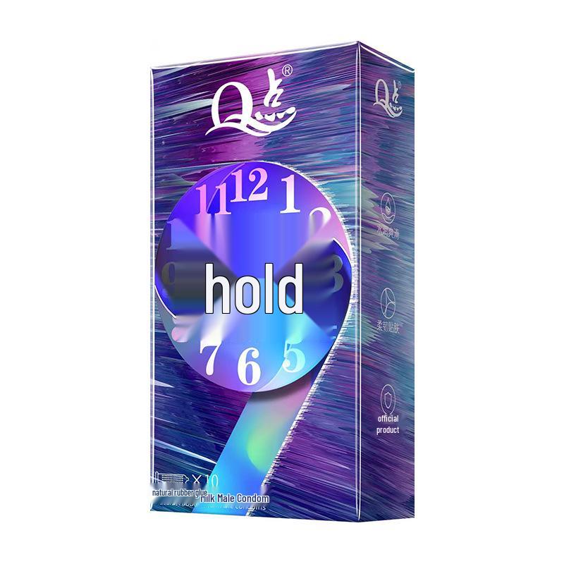 Ultra-Thin Large Particle Clitoral Stimulation Condoms - Long-Lasting Wolf Teeth Design