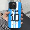 Football M-MESSi Cool Phone Case For iPhone 17,16,15,14,13,12,11 Plus,Pro Max,XS,Colorful Silver Phone case Funda Cover