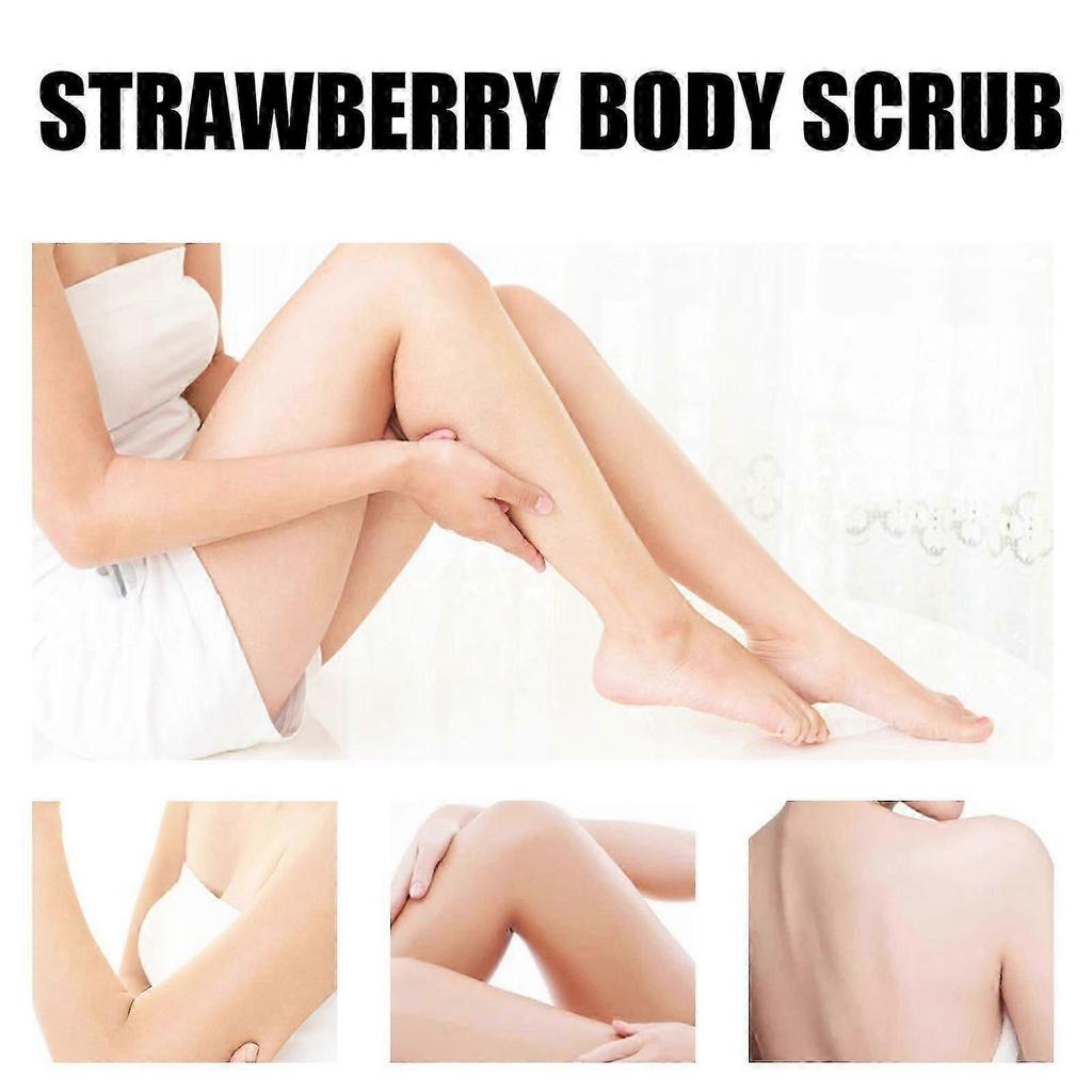 New Model Eelhoe Strawberry Body Scrub Moisturizes The Lips, Face And Body, Exfoliates, Peels, Dryness And Hydrates