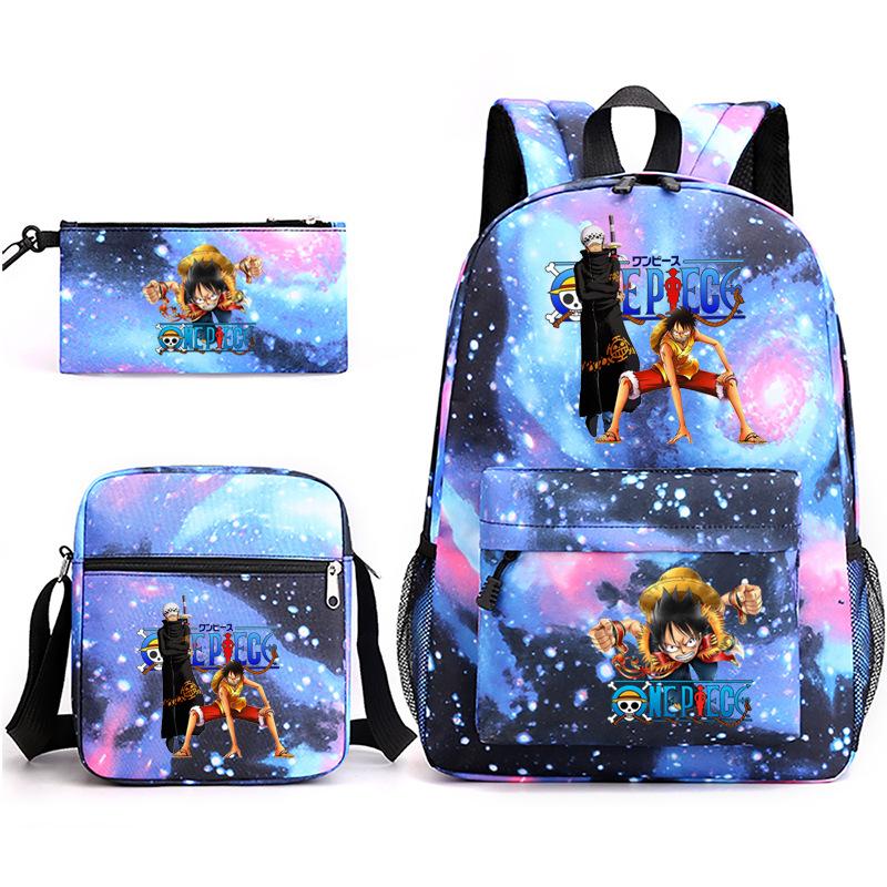 2022 Independent Station Starry Sky 3-piece set ONE PIECE backpack shoulder bag pencil case