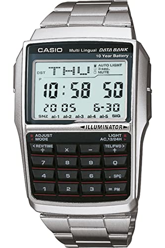 

Casio General Men s Watches Data Bank DBC-32D-1ADF - WW, Gray/Silver