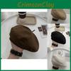 Warm Fashionable And Winter Wool Beret For Women Sweet And Style Cute