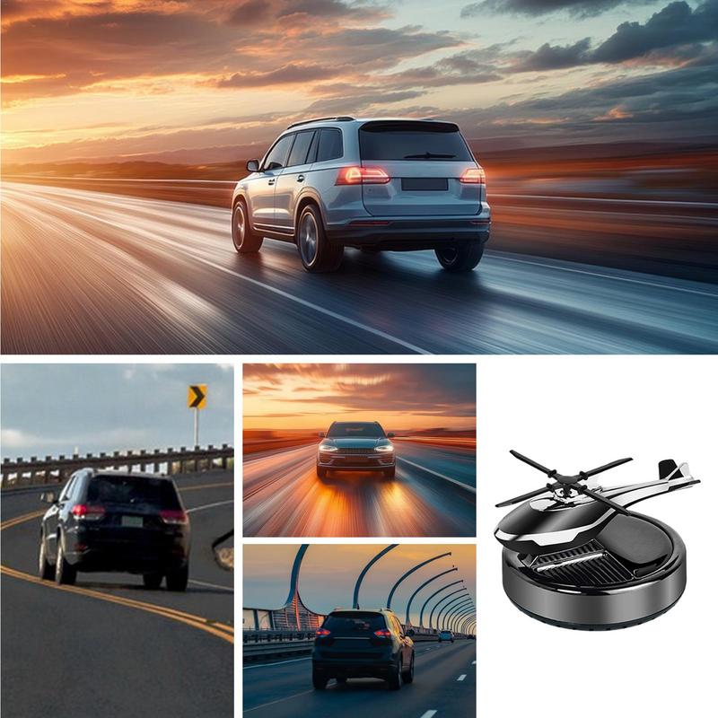 Helicopter Air Fresheners For Car Helicopter Shaped Decoration For Car Solar-Activated Scent Helicopter Freshener Diffuser For